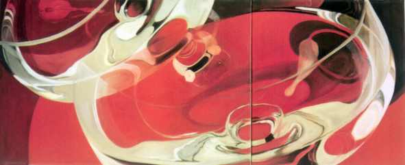 SOLD Target, 240x100cm, oil on canvas