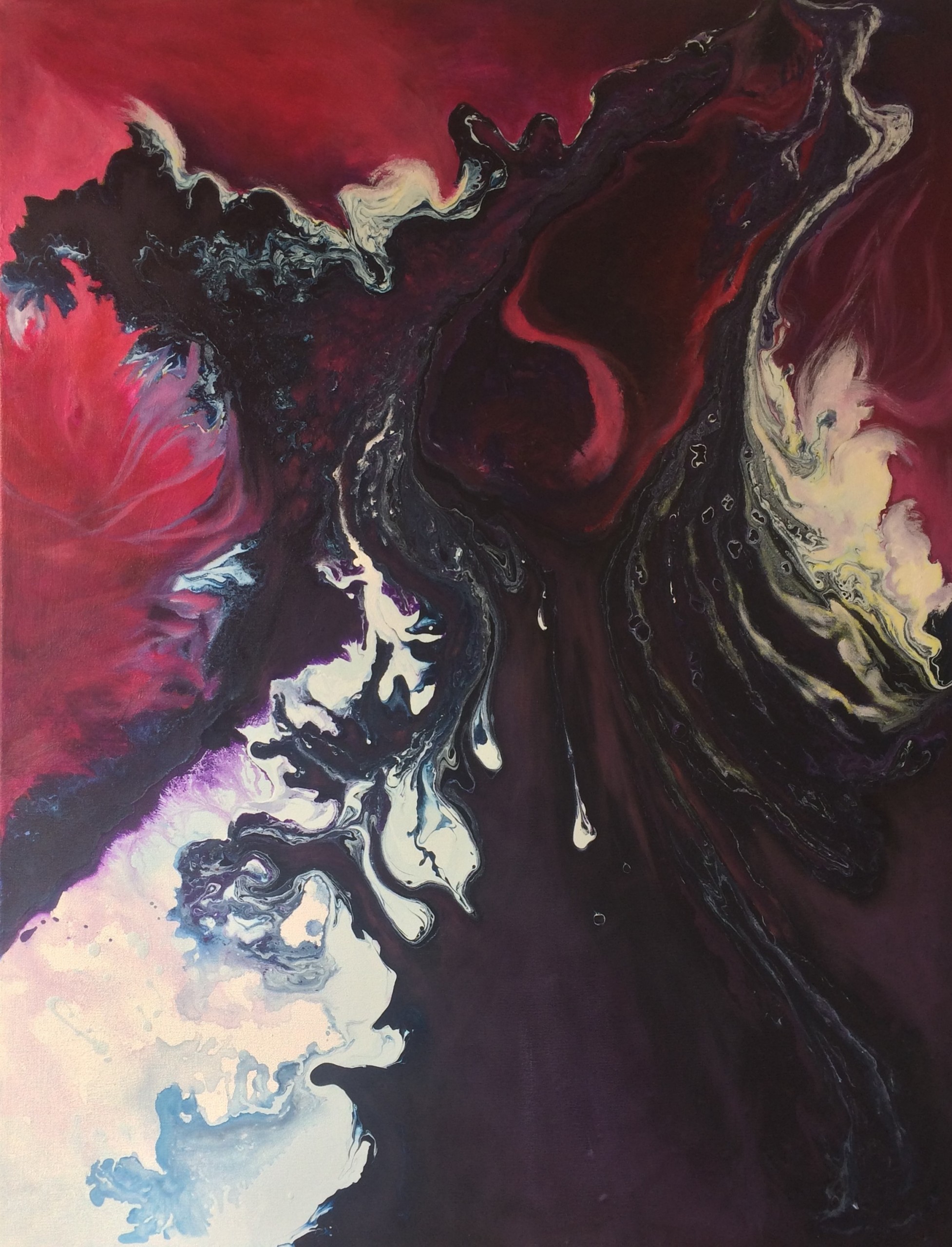 Ruby, €1150, 85x65cm, acrylic on canvas