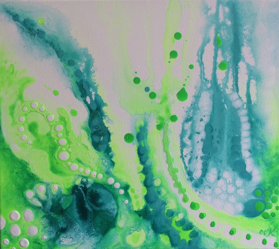 Light, €200, 45x40cm, acrylic on canvas