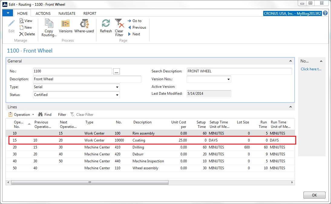 Production Order Posting to General Ledger in Microsoft Dynamics NAV