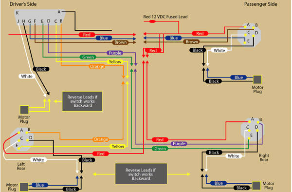Power Window Connection Power Window Wiring Diagram Chevy - Wiring Digital and Schematic