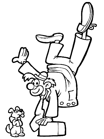 Okul öncesi etkinlikleri için doğru sitedesiniz. Palyaco Boyama Sayfasi