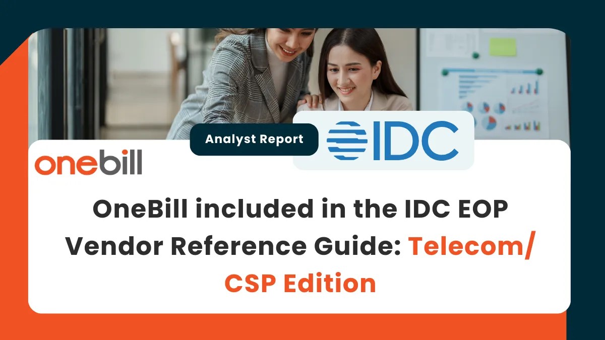 IDC EOP Vendor Reference Guide for Telecom/CSP Edition