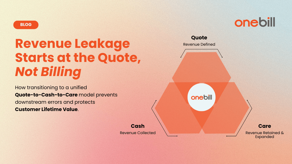 Revenue Leakage Starts at the Quote, Not Billing