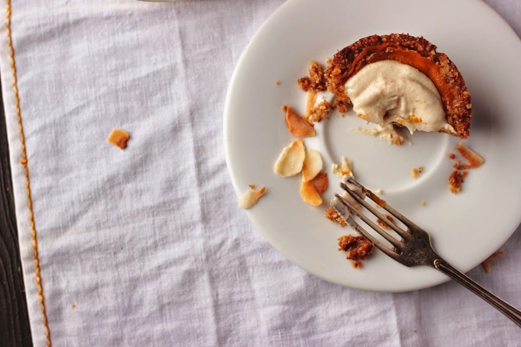 Ginger and Coconut Squash Tarts With a Pecan Oat Crust