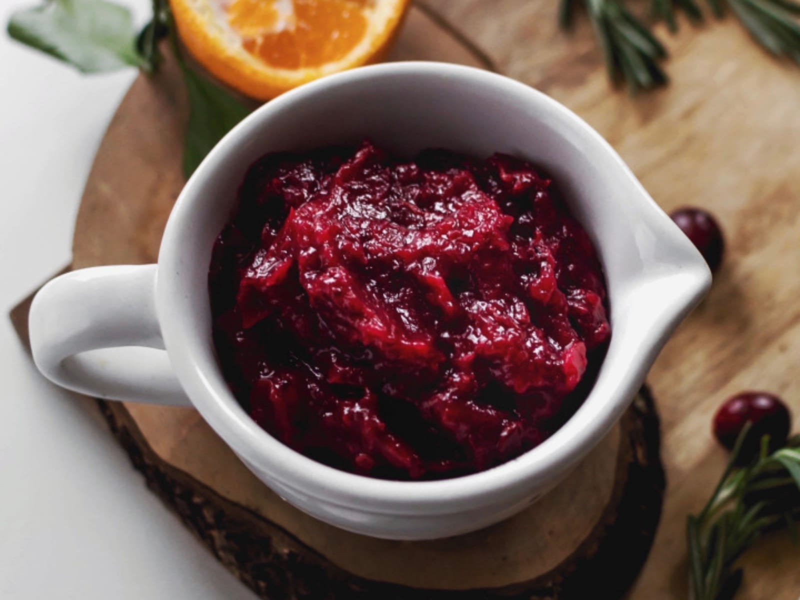 Date Sweetened Cranberry Sauce