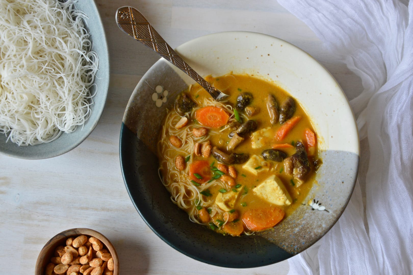 Spicy Thai Peanut Soup