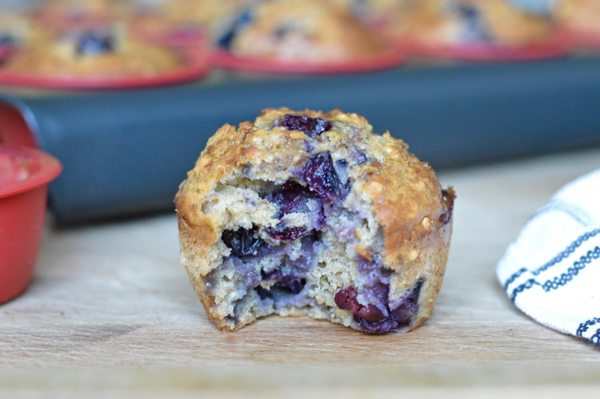 Fresh and Healthy Blueberry Muffins