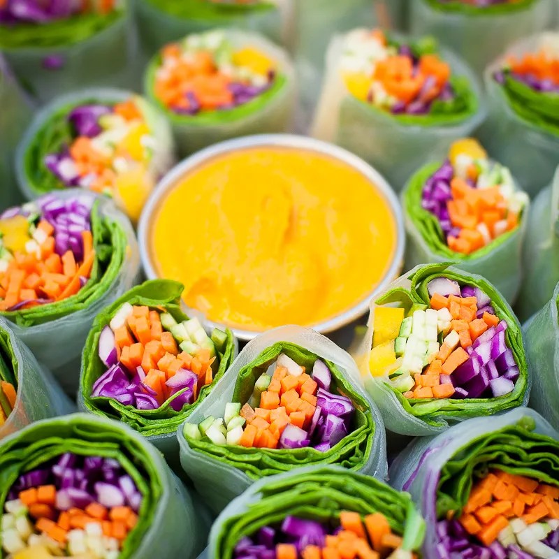 Fresh Veggie Spring Rolls