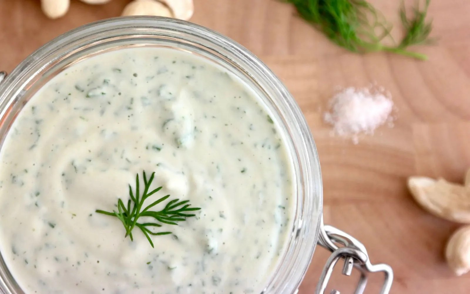 Copycat Ranch: Creamy Cucumber Herb Dressing