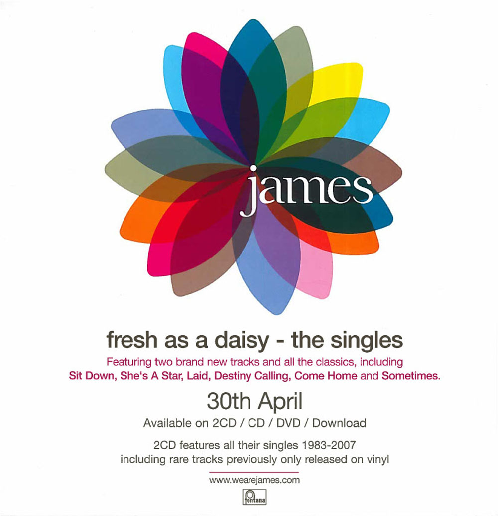 One Of The Three | Fresh As A Daisy – The Singles- The James Band