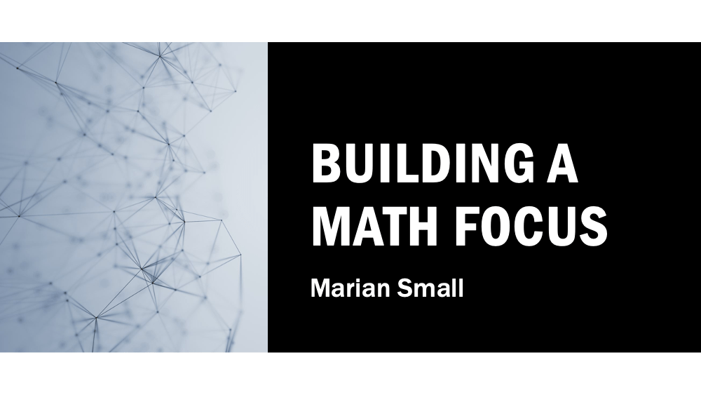 Building a School Math Focus | One, Two, Infinity...