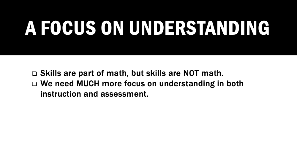 Building a School Math Focus | One, Two, Infinity...