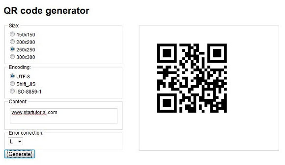 We need to set this as 'qr' to generate qr codes. Build Your Own Qr Code Generator With Google Chart Api