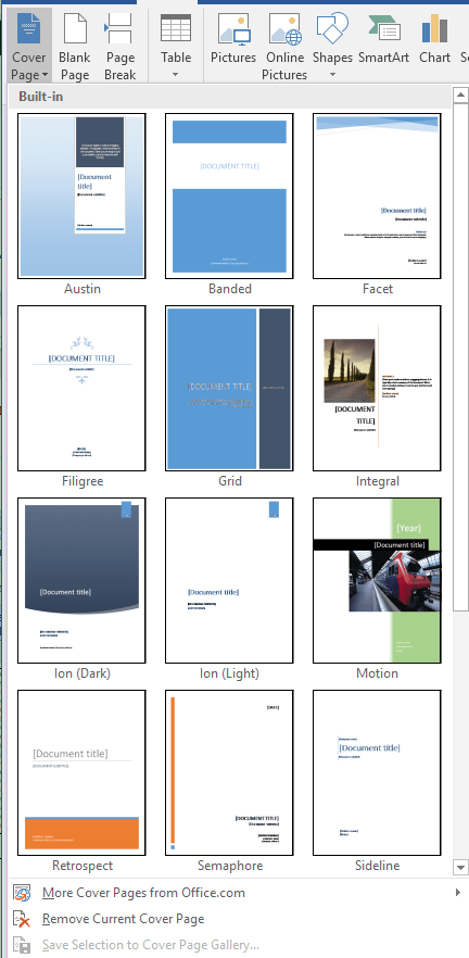 A great cover page draws in readers. Add A Cover Page To A Word Document