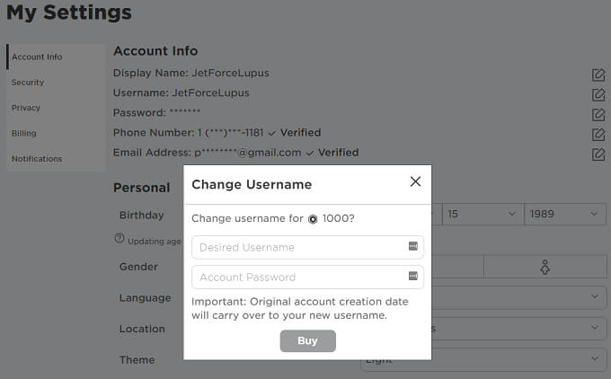 How To Change Your Username Or Display Name In Roblox 3 New Username 