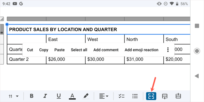 Merge Your Table Cells In Google Docs Workspace Tips - Modern Mountain Picture - Desktop