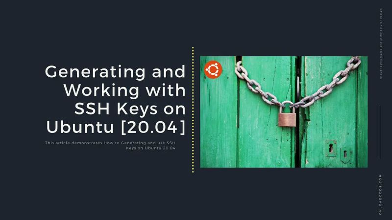 Security Boost Working With Ssh Keys On An Ubuntu Server - Modern Geometric Pattern - High Resolution