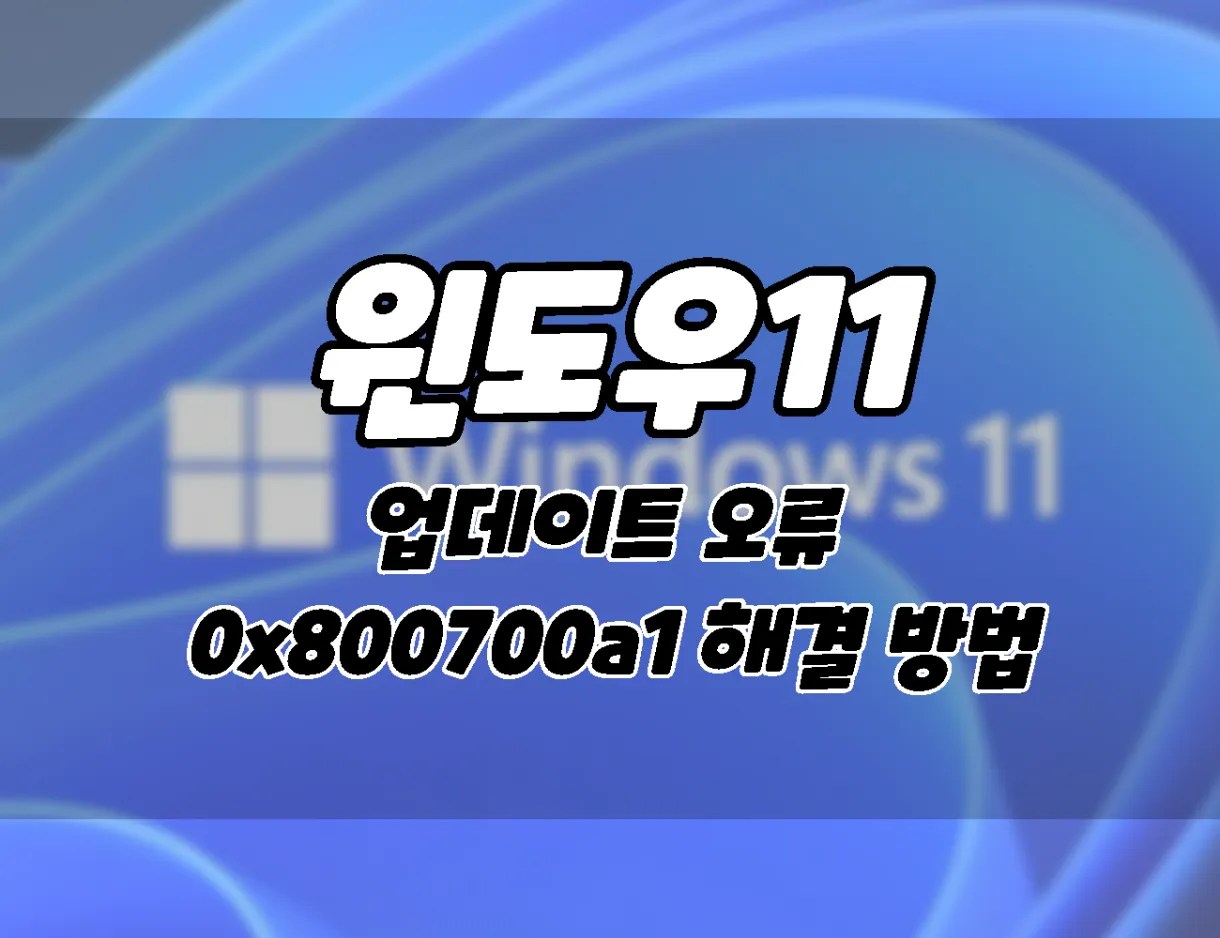 Windows11 windows update error how to fix