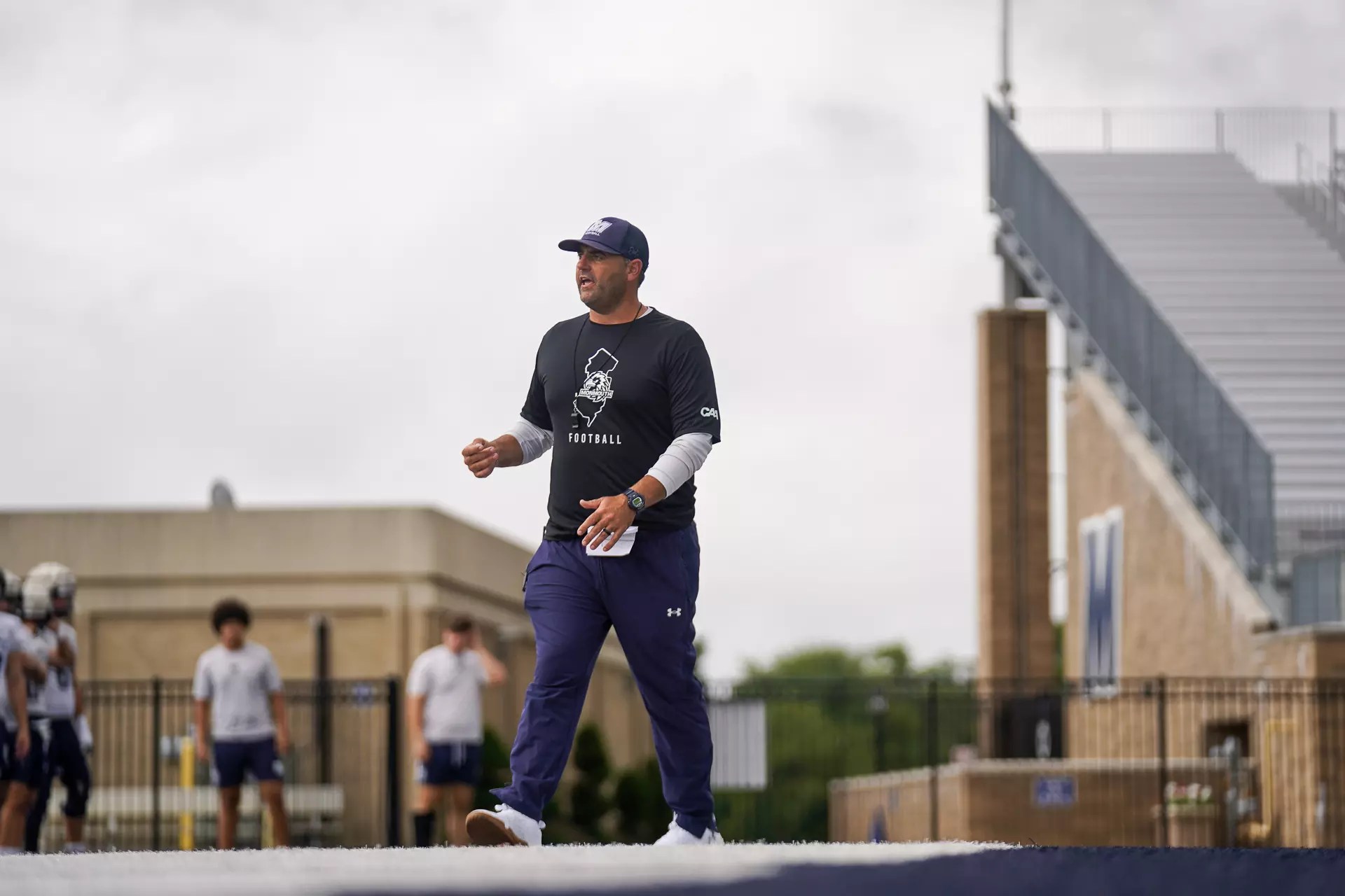 Jeff Gallo, Monmouth Football 2026 Fall Camp 7-30-26 RS