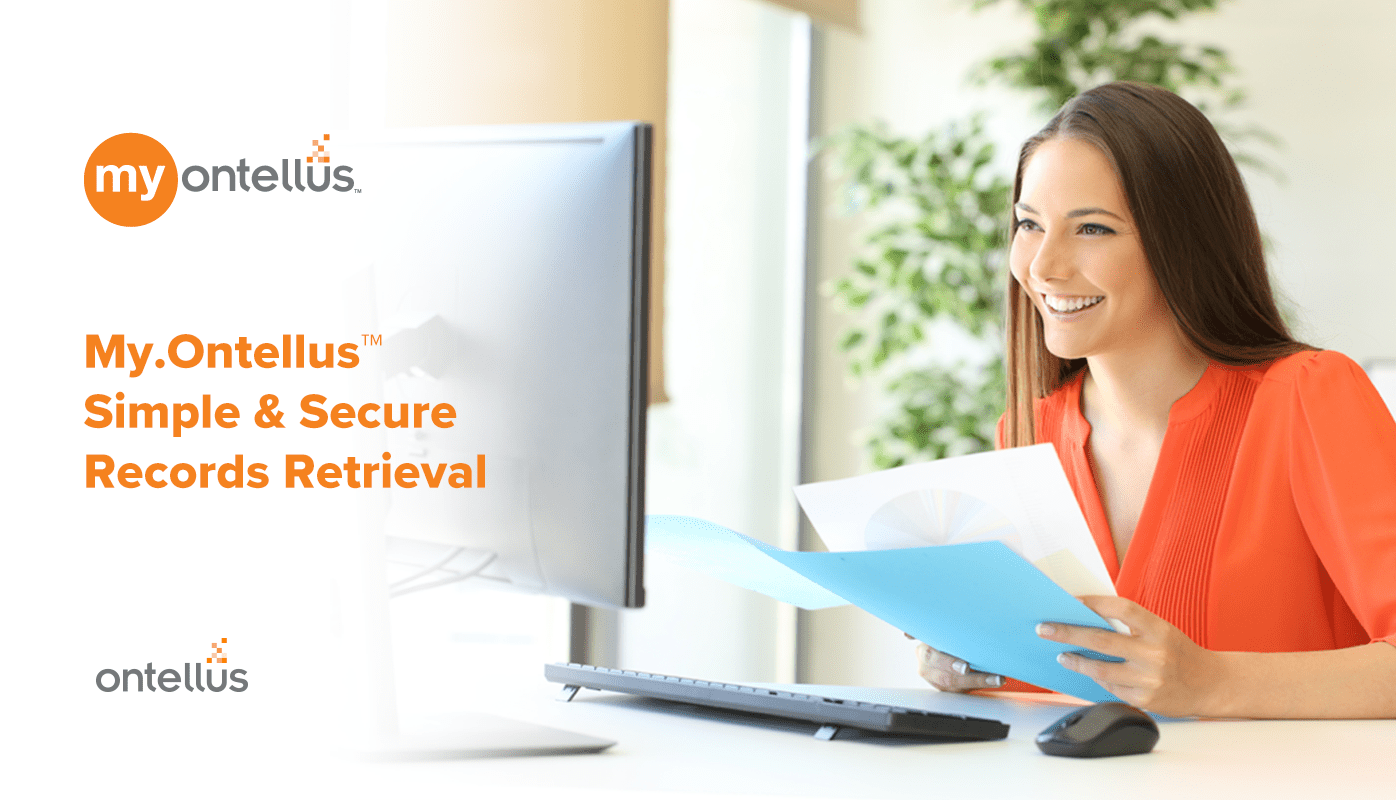 Record Retrieval Data Management Ontellus - Artistic Vintage Texture - High Resolution