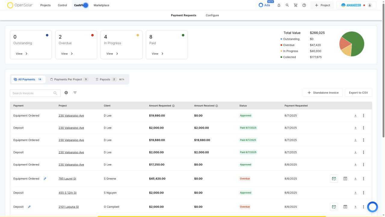 A quick walkthrough of the new payment dashboard feature.