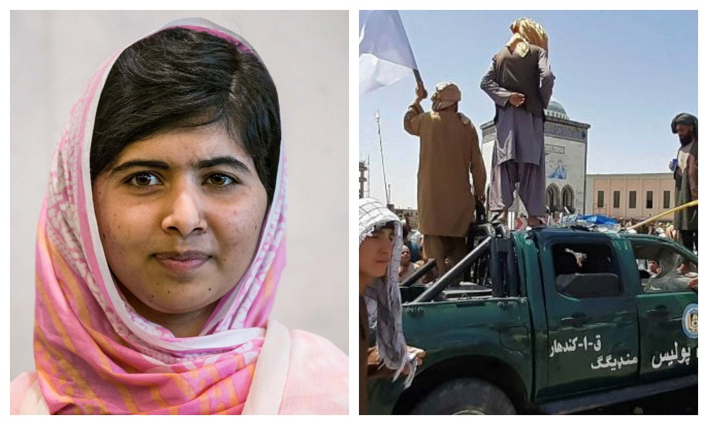 Malala Yousafzai, who was herself shot by Taliban in 2012, tweets after ...