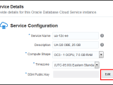 Oracle Database Cloud Service Quick Start