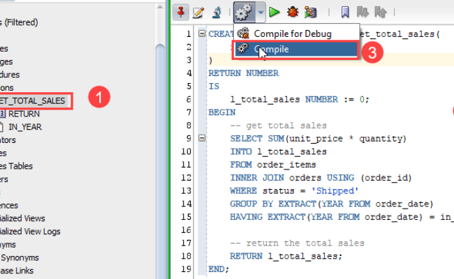 Oracle Plsql Procedure Error By Dbms Output Function
