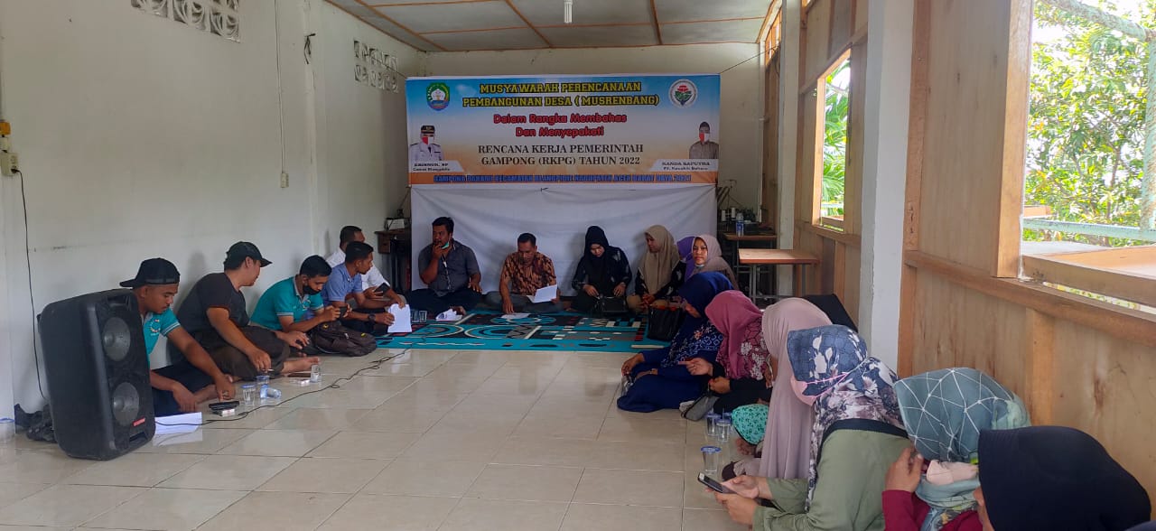Usul Program Pembangunan Gampong, Keuchik Baharu Gelar Musrembang - Orbit  Digital