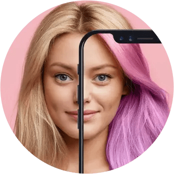 Orbo virtual hair color try-on for brands & salons