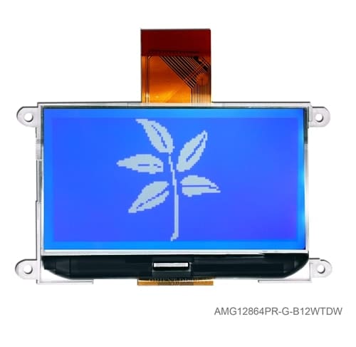 2.9 Inch COG LCD Module, 128x64, AMG12864PR-G-B12WTDW | Orient Display