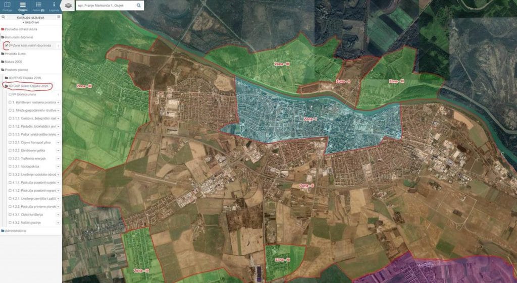 Nadogradnja Javnog WebGIS Portala Grada Osijeka Grad Osijek Kip 