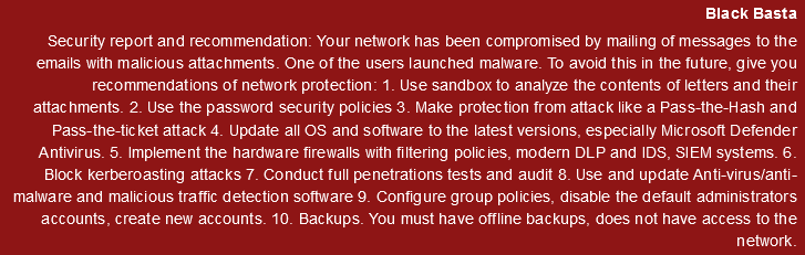 ransomware osint advice