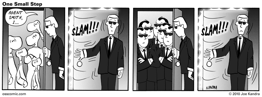 Someone’s knocking at the door…