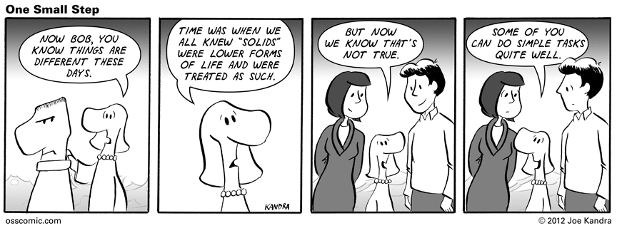 Two steps forward….