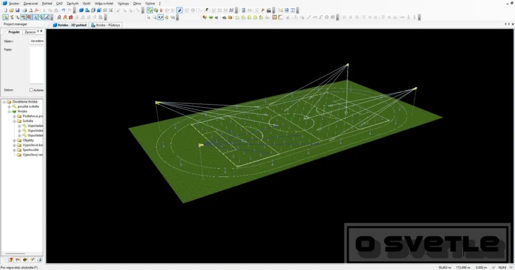 Výpočet osvetlenia