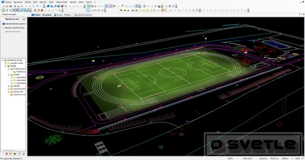 Výpočet osvetlenia