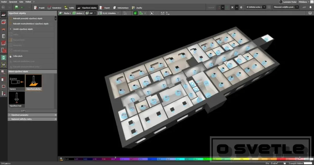 Osvetlenie domova sociálnych služieb (návrh)