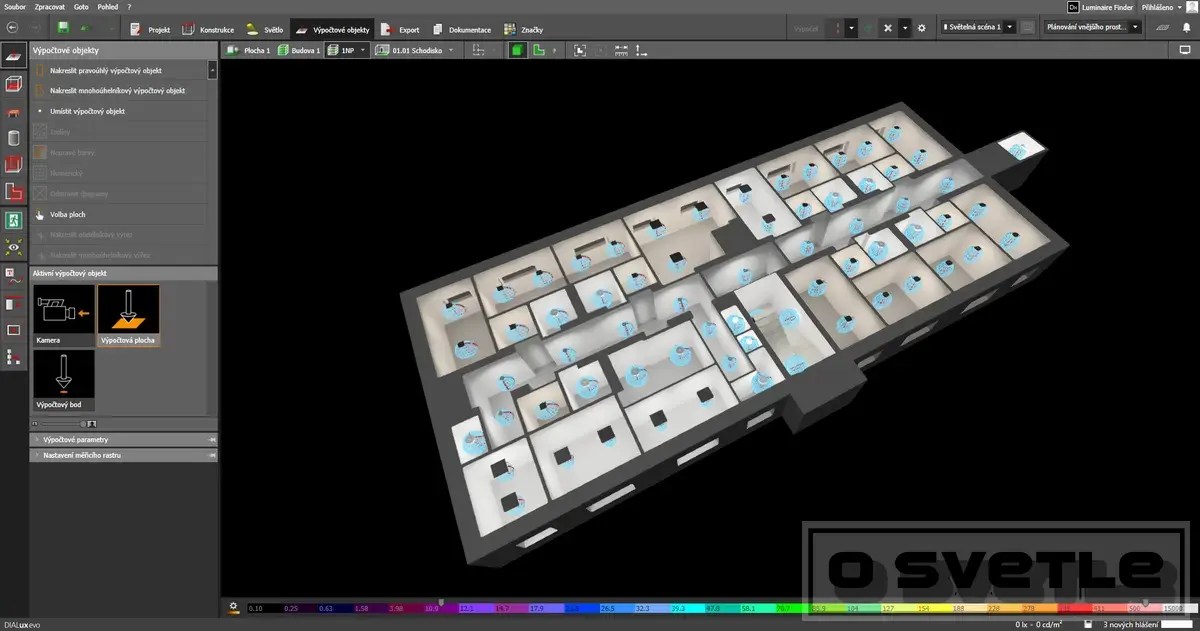 Osvetlenie domova sociálnych služieb (návrh)