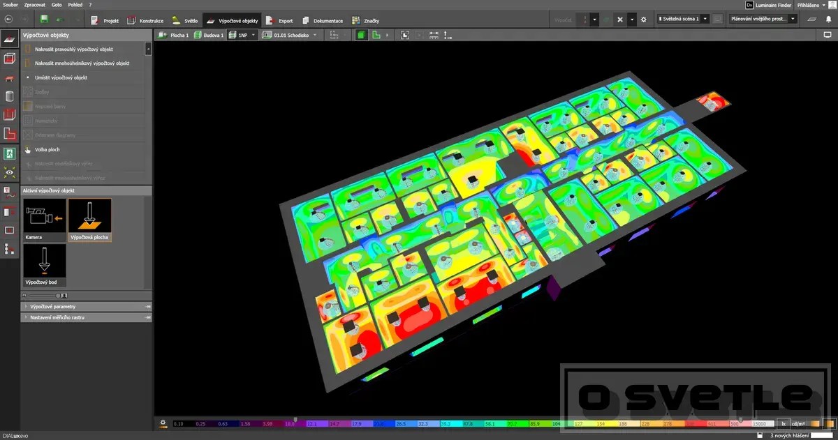 Osvetlenie domova sociálnych služieb (návrh)