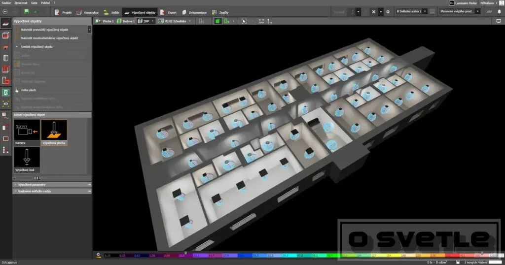 Osvetlenie domova sociálnych služieb (návrh)