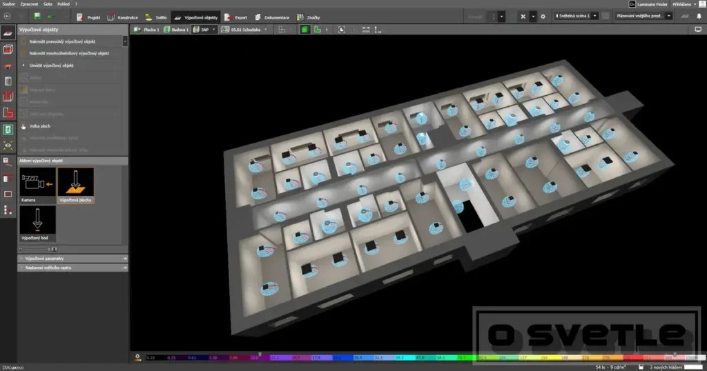 Osvetlenie domova sociálnych služieb (návrh)