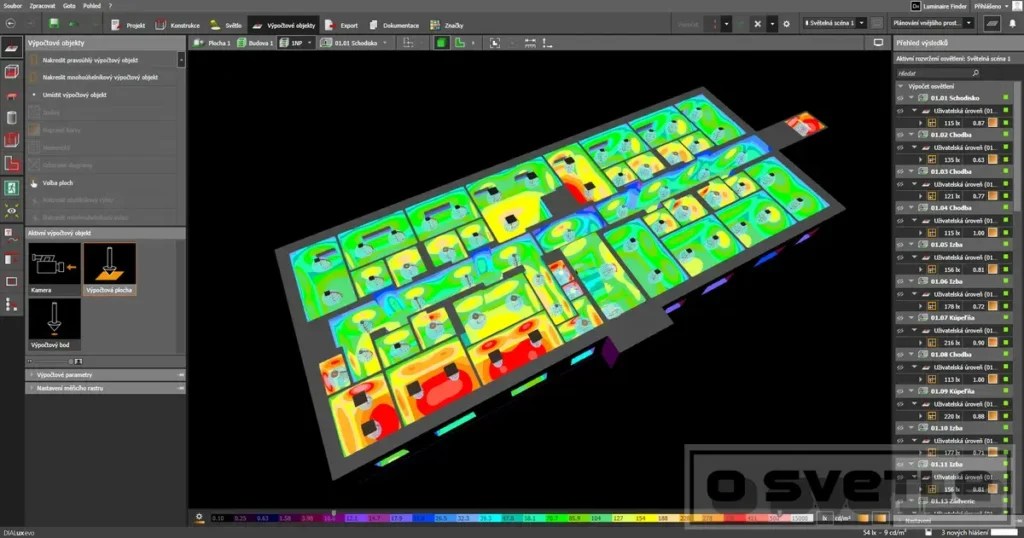 Osvetlenie domova sociálnych služieb (návrh)