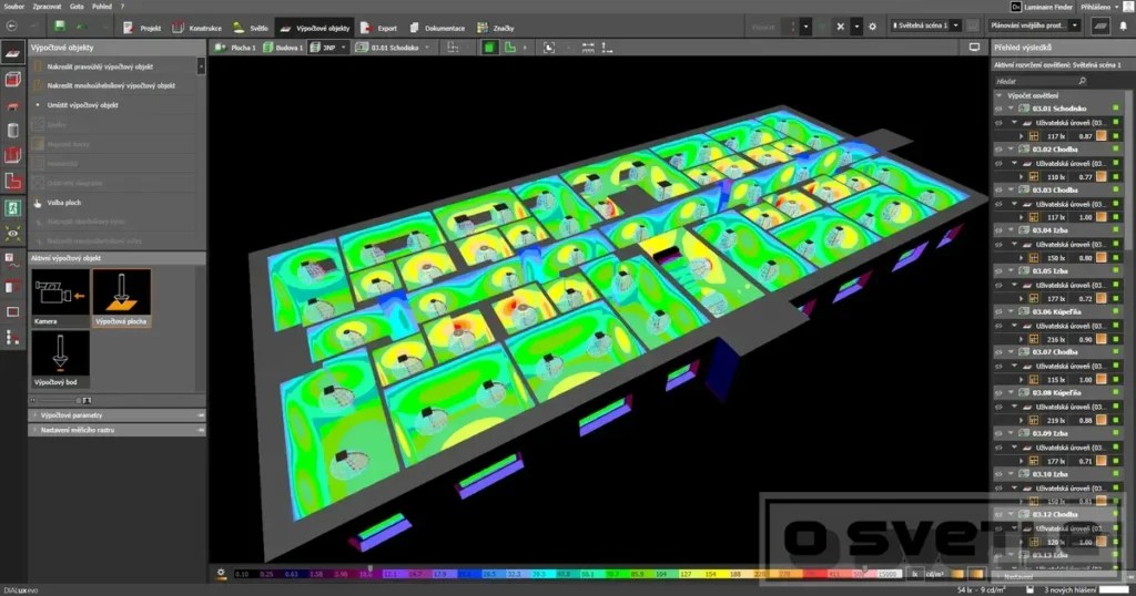 Osvetlenie domova sociálnych služieb (návrh)