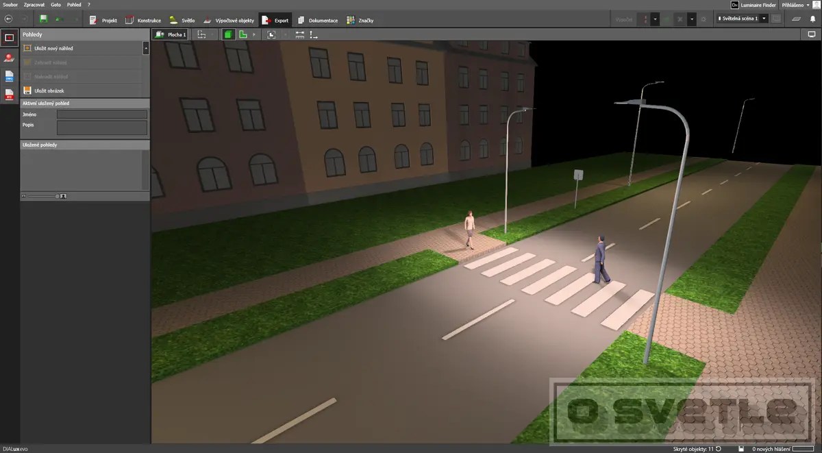 Osvetlenie priechodu pre chodcov