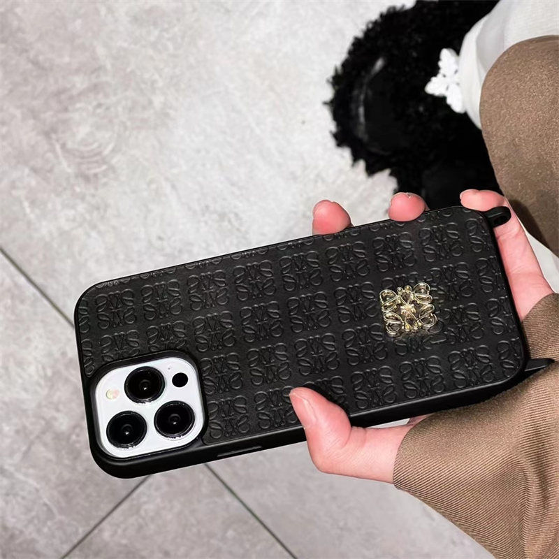 LOEWE - ロエベ　iPhone14 PRO MAXケース　スマホショルダー　アイフォン ロエベ iPhone15/14ProMaxケース スマホショルダー LOEWE