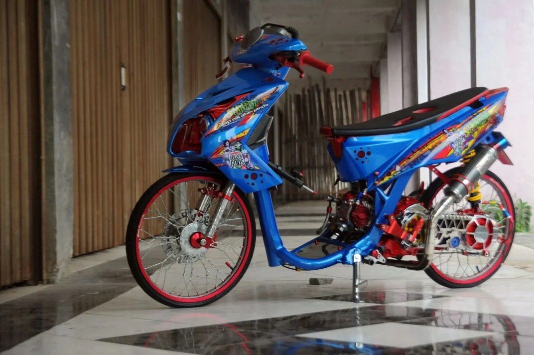 53 Gambar modifikasi motor mio soul Paling Keren