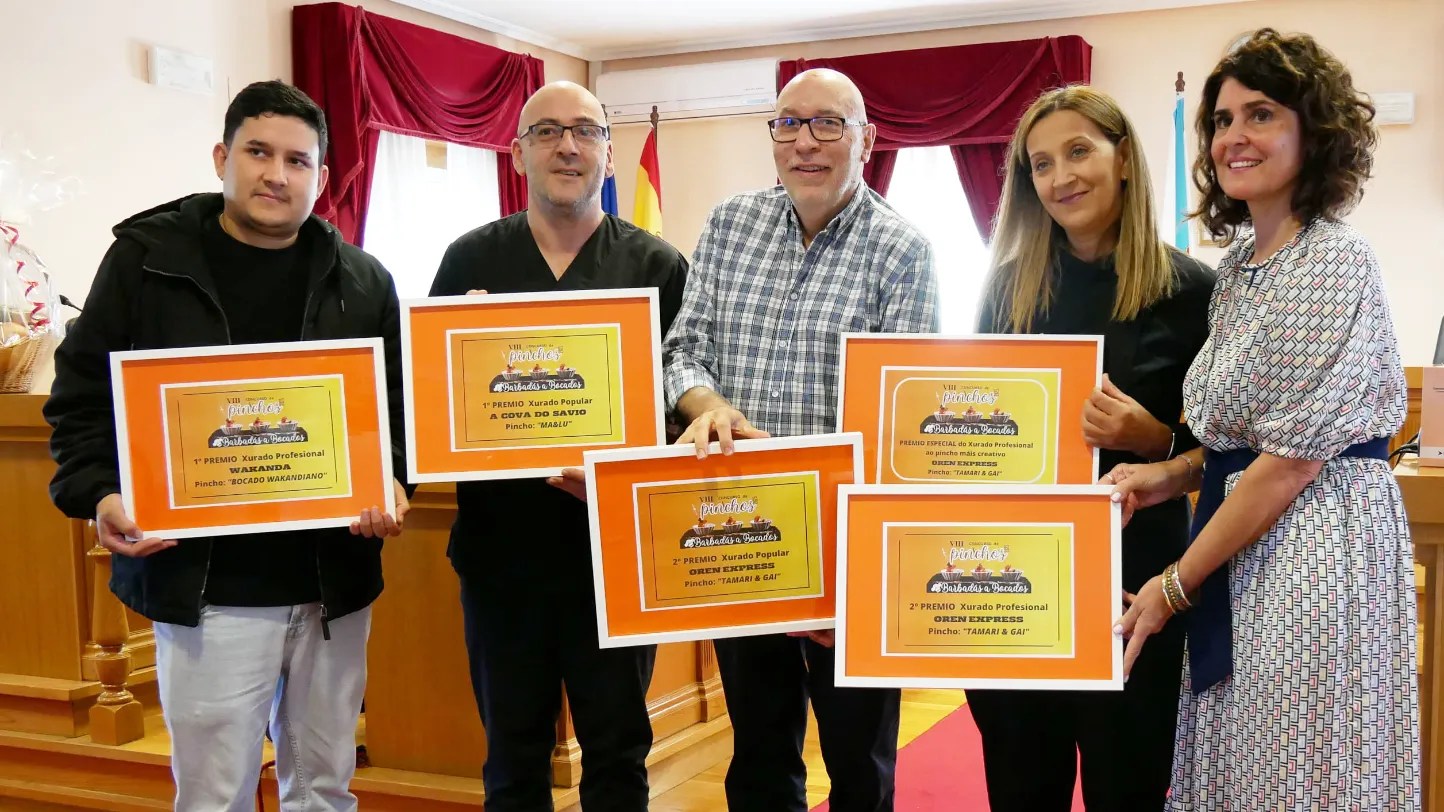 Ganadores del concurso Barbadás a Bocados