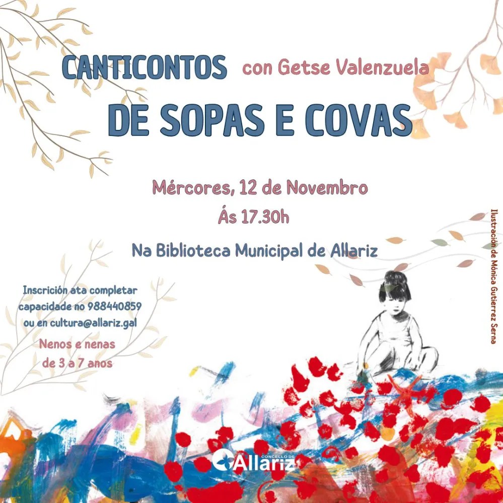 La Biblioteca de Allariz invita a soñar a los más pequeños con “Canticonto: De sopas e covas” ... Ourense.com